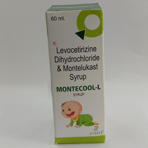 60 Ml Levocetirizine Dihydrochloride And Montelukast Syrup - Drug Type: General Medicines