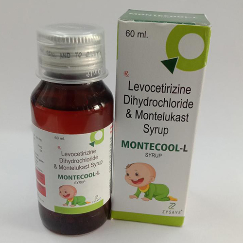 60 ML Levocetirizine Dihydrochloride And Montelukast Syrup