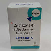 1.5 GM Ceftriaxone And Sulbactam  For Injection IP
