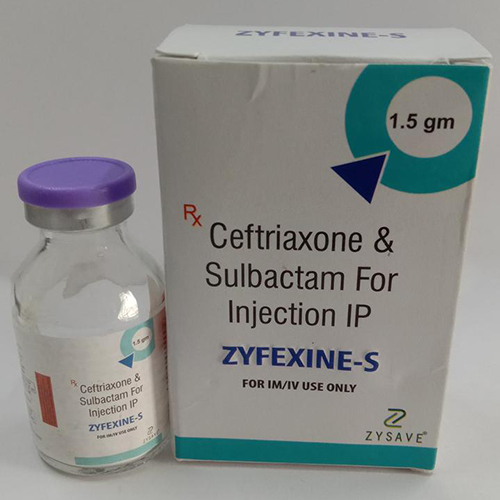 1.5 Gm Ceftriaxone And Sulbactam For Injection Ip - Physical Form: Liquid