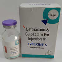 1.5 GM Ceftriaxone And Sulbactam  For Injection IP