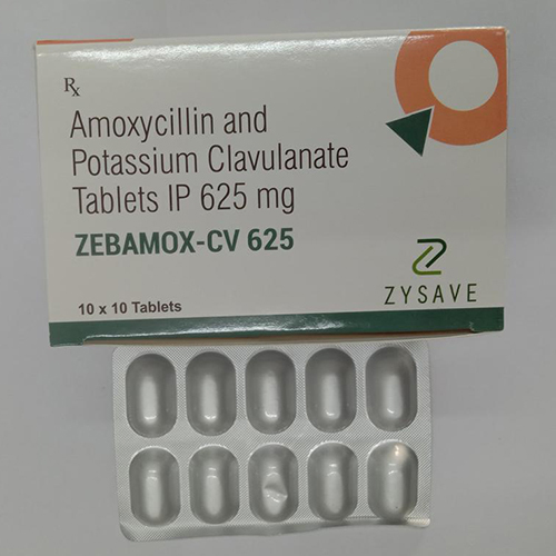 Amoxycillin And Potassium Clavulanate Tablets IP - 10x10 Tablets, Suitable For Adults, Dosage As Per Doctor Suggestion, Store In Cool Place