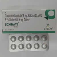 Doxylamine Succinate Folic Acid And Pyridoxine HCl Tablets
