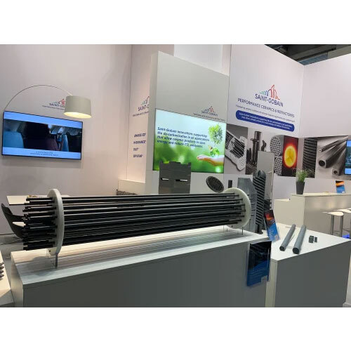 Silicon Carbide Heat Exchanger Tubes. Hexoloy SiC Tubes