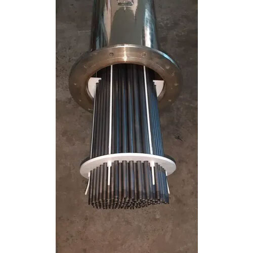 Silicon Carbide Shell & Tube Heat Exchanger - Color: Silver