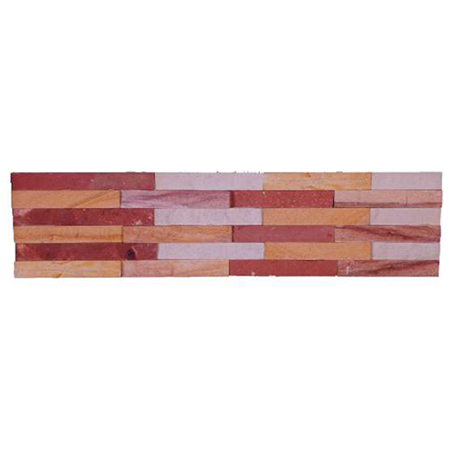 Natural Embossed Stone Wall Mural - Color: Multicolor