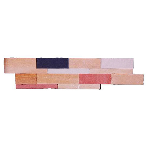 Natural Embossed Stone Wall Mural - Color: Multicolor