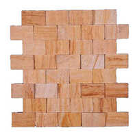 Natural Elevation Stone Wall Mural - Eco-friendly Stone, Standard Size, Brown Tone | Durable, Easy To Clean, Weather-resistant, Polished Finish