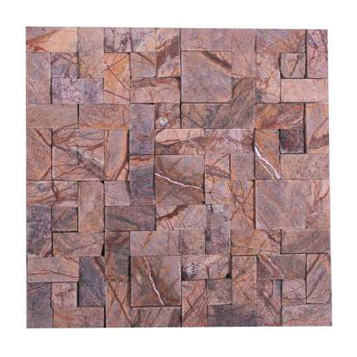 Natural Elevation Stone Wall Mural - Color: Brown