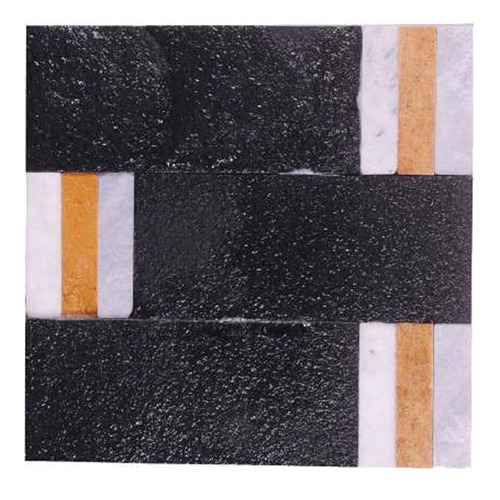 Natural Elevation Stone Wall Mural - Color: Black White