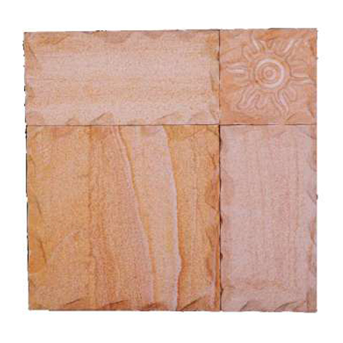 Natural Elevation Stone Wall Mural - Color: Brown