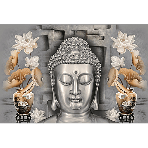 Buddha Wall Poster - Color: Multicolor