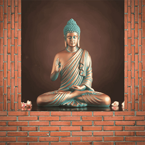Buddha Wall Poster - Color: Multicolor