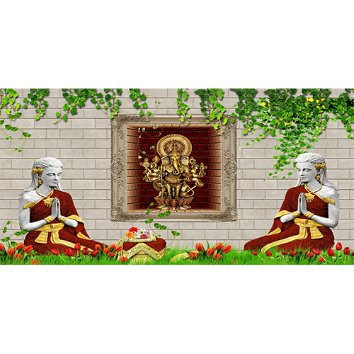 1X1.5 Welcome Lady Poster Tiles
