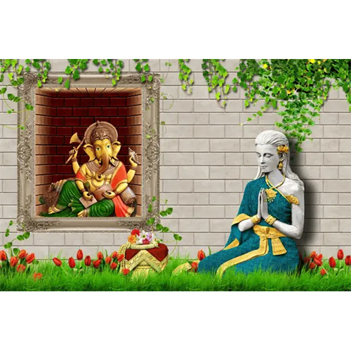 2X4 Welcome Lady Poster Tiles - Color: Multi Color
