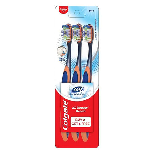 Colgate 360 Floss Tip ToothBrush