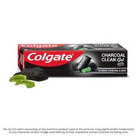 Colgate Charcoal Clean Gel Tooth Paste - Bristle Color: Multicolor