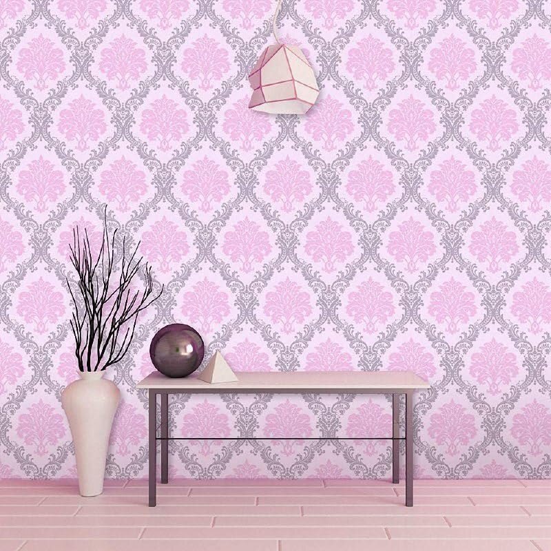 Royal Pink Peel and Stick Wallpaper