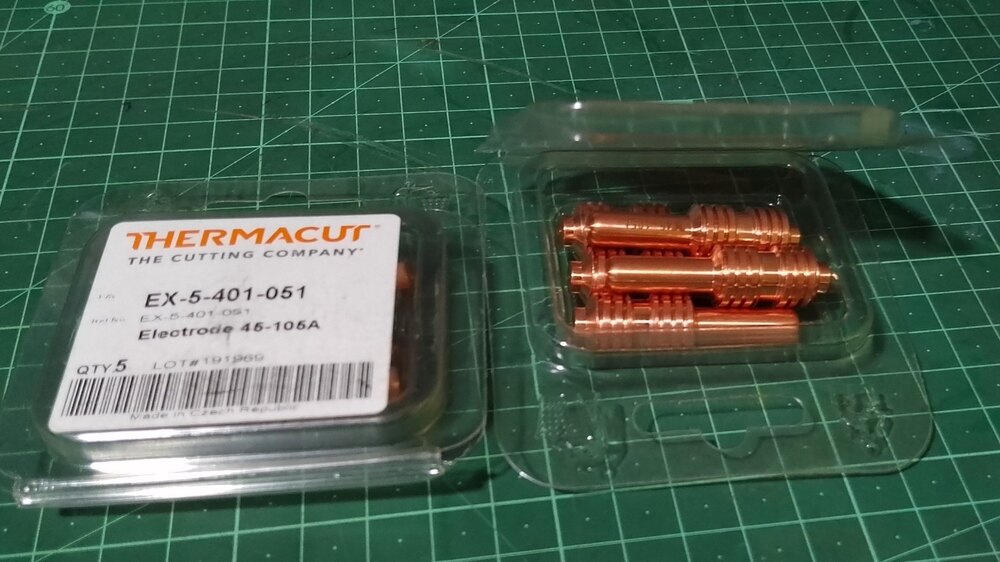 Ex-5-401-051 Electrode 105 A Thermacut Plasma Consumable - Automatic Grade: Manual