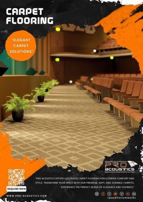 Acoustic Carpet for Auditorium
