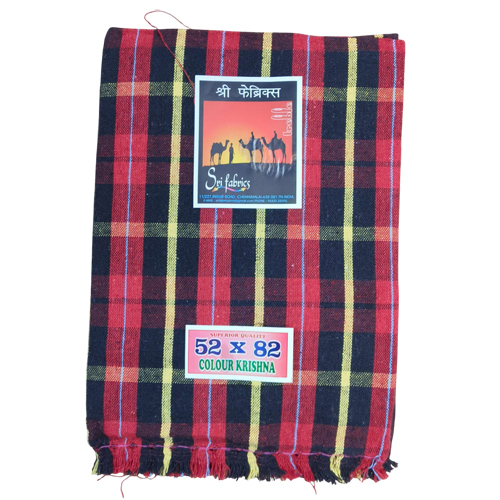 52X82 Inch Colour Krishna Single Bedsheet