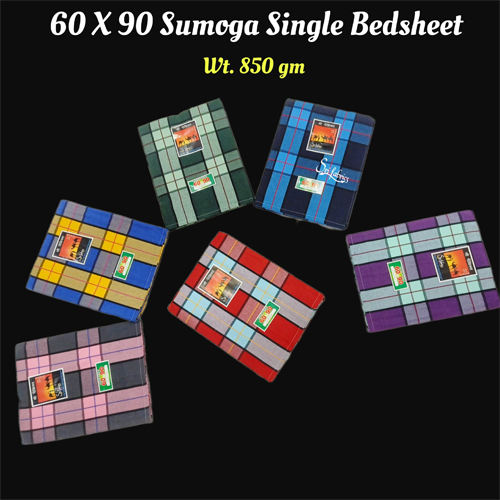 60X90 Inch Sumoga Single Bedsheet