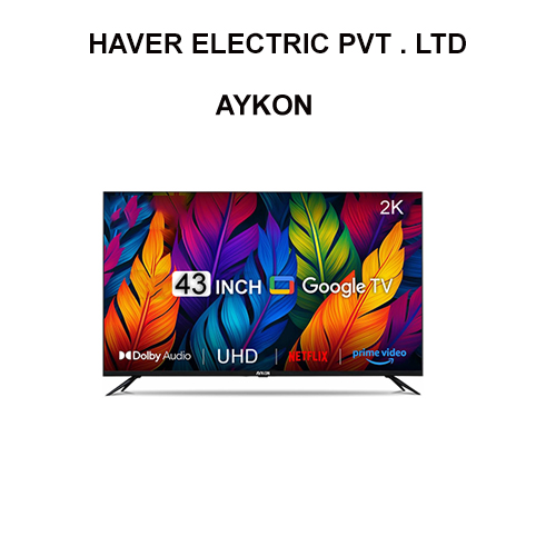 43 Inch Google 2k Led Tv - Color: Black