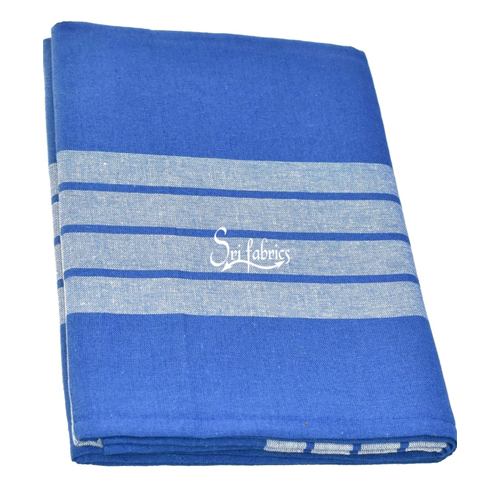 60X90 Inch Chathrukan Blue Hospital Bedsheet