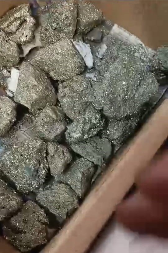Pyrite Rough Stone For Wealth & Abundance - Color: Grey