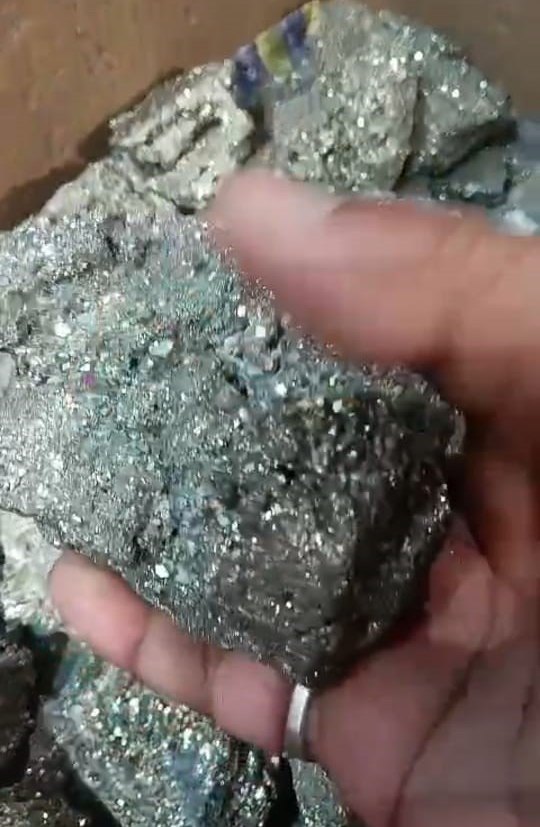 Pyrite Rough Stone For Wealth & Abundance - Color: Grey