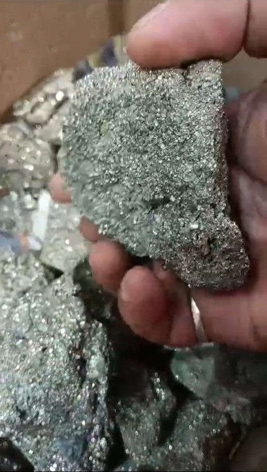 Pyrite Rough Stone For Wealth & Abundance - Color: Grey