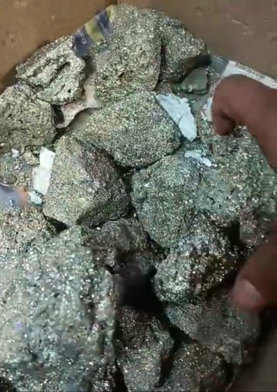 Pyrite Rough Stone For Wealth & Abundance - Color: Grey