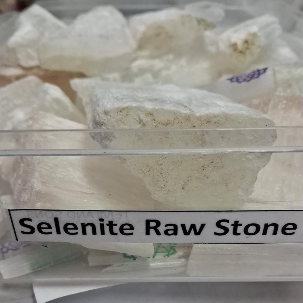 Natural Selenite Rough Stone