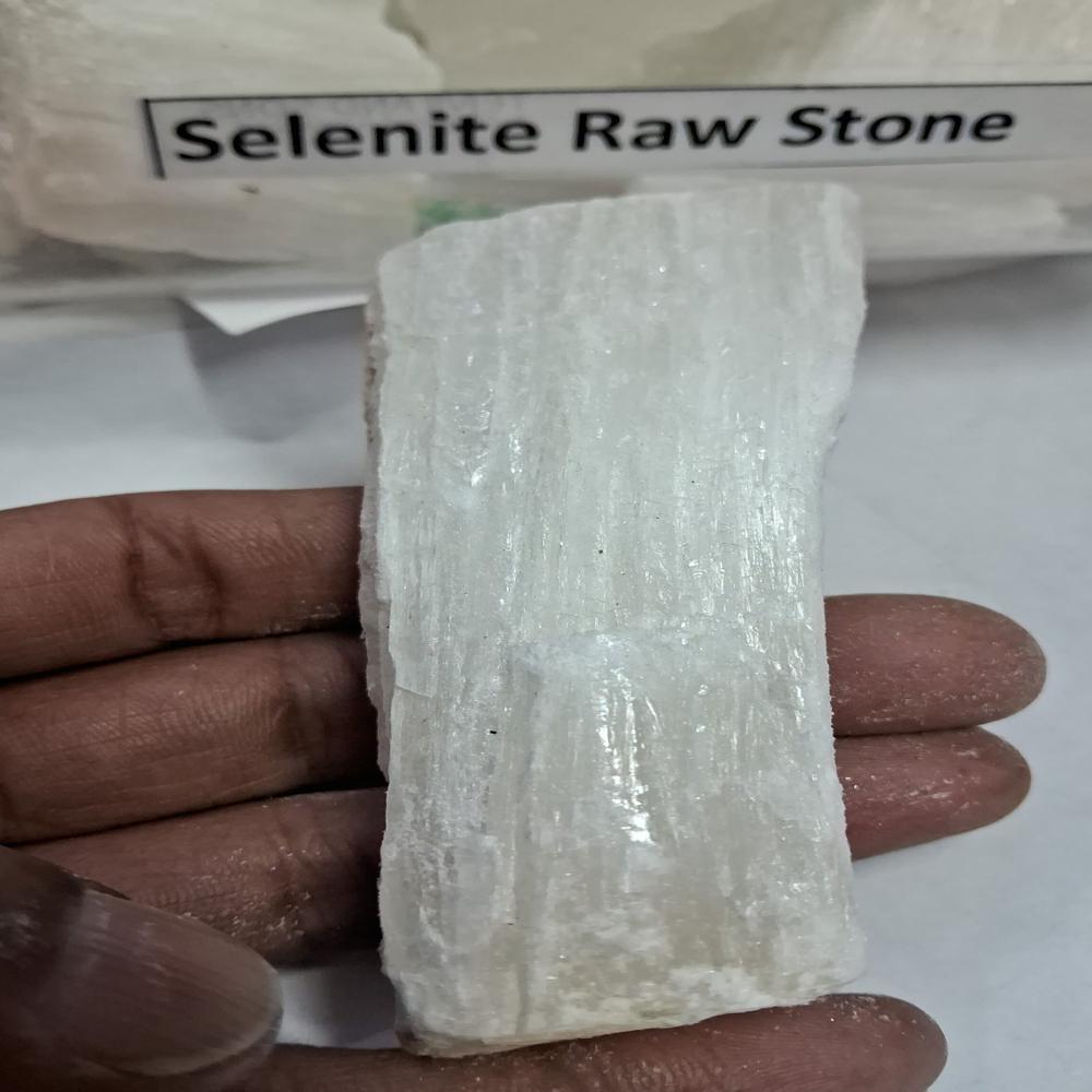 Natural Selenite Rough Stone