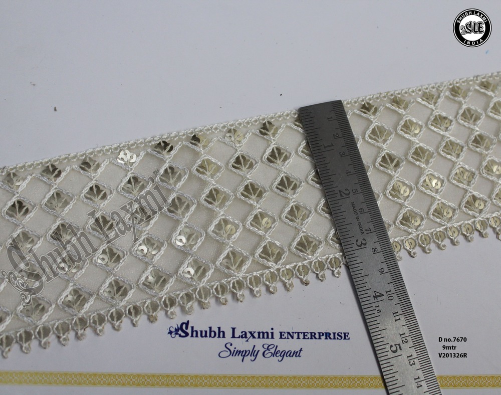 Embroidery ,Sequence Lace