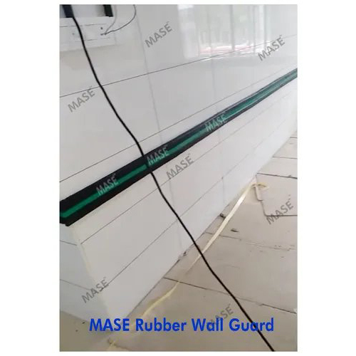 Rubber Wall Guard - Color: Black