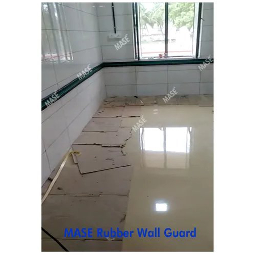 Rubber Wall Guard - Color: Black