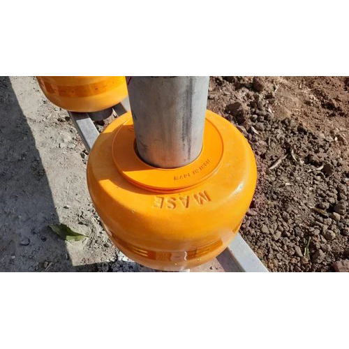 Safety Roller Barrier - Color: Yellow