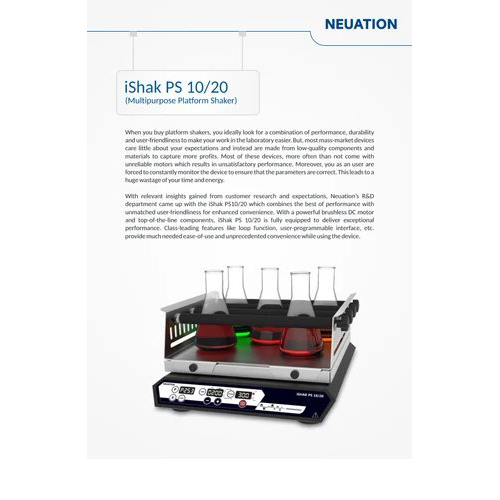 Platform Shaker - Dimension (L*w*h): 825*625*165 Millimeter (Mm)