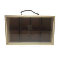 8 Partition Wooden Basket - Feature: Light Weight