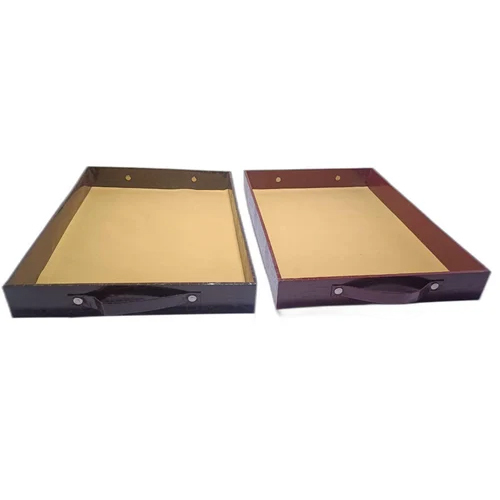 Fancy Leather Serving Tray