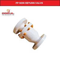 Polypropylene Screwed Non Return Valve