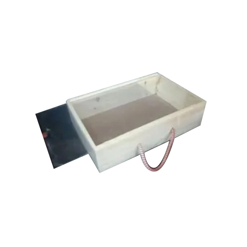Acrylic And Wooden Basket - Color: White