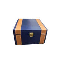 Leatherette Gift Box - Color: Blue