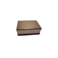 Rose Gold Leatherette Box - Material: Leather / Wood