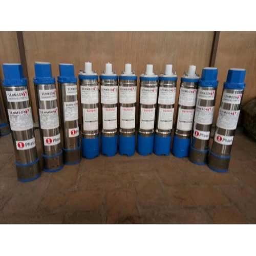 Solar Submersible Pump - Color: Silver & Blue