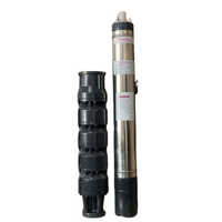 5 Hp Single Phase V5 Submersible Pump Set - Color: Silver