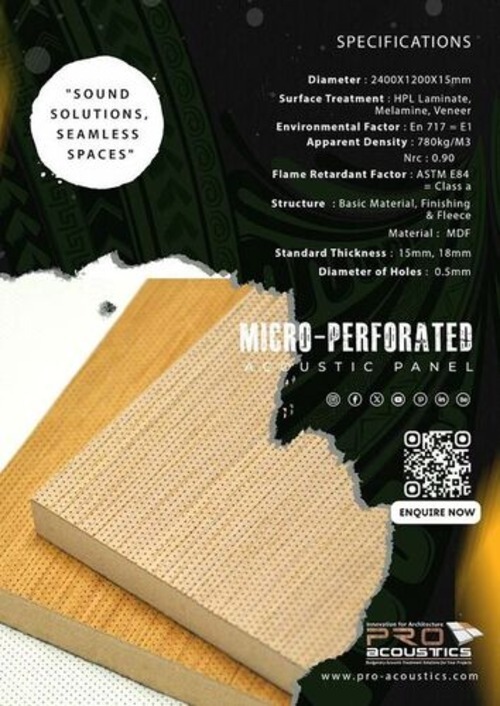 Perforated Acoustic Wall