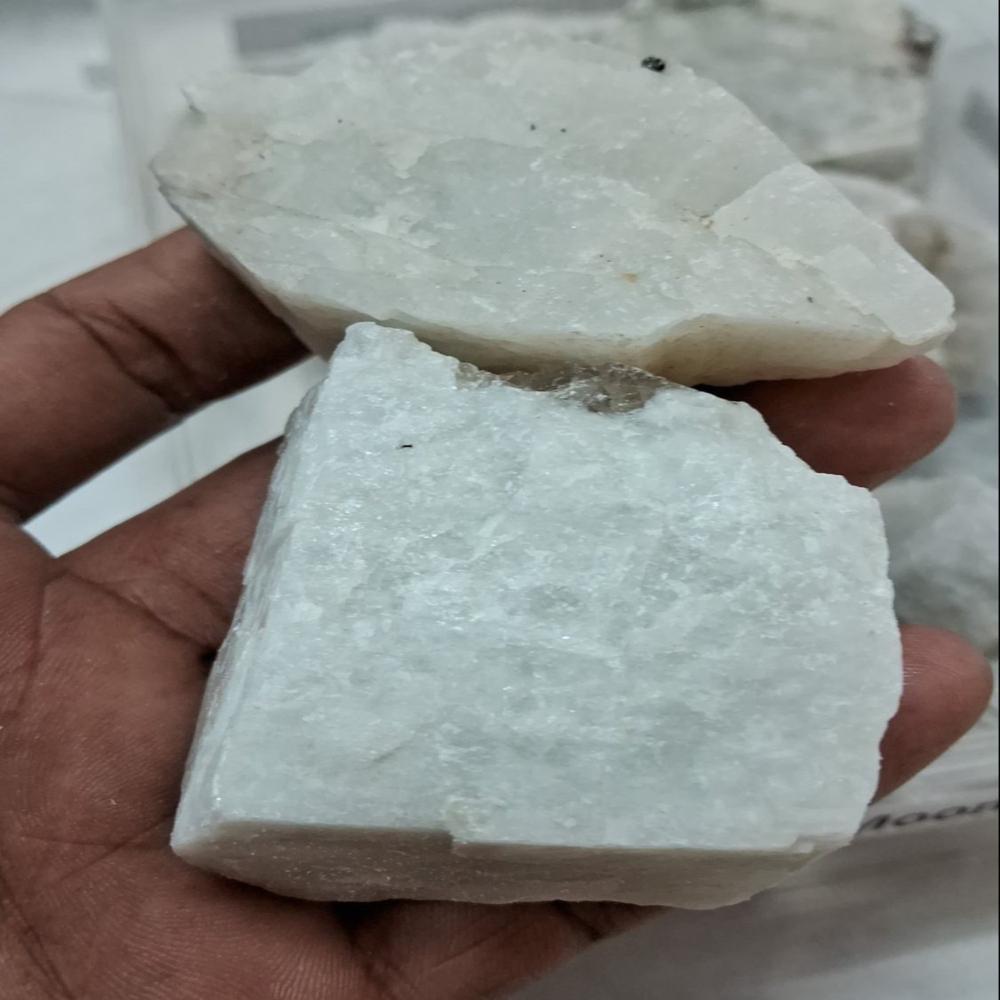 Natural White Moonstone Rough Stone
