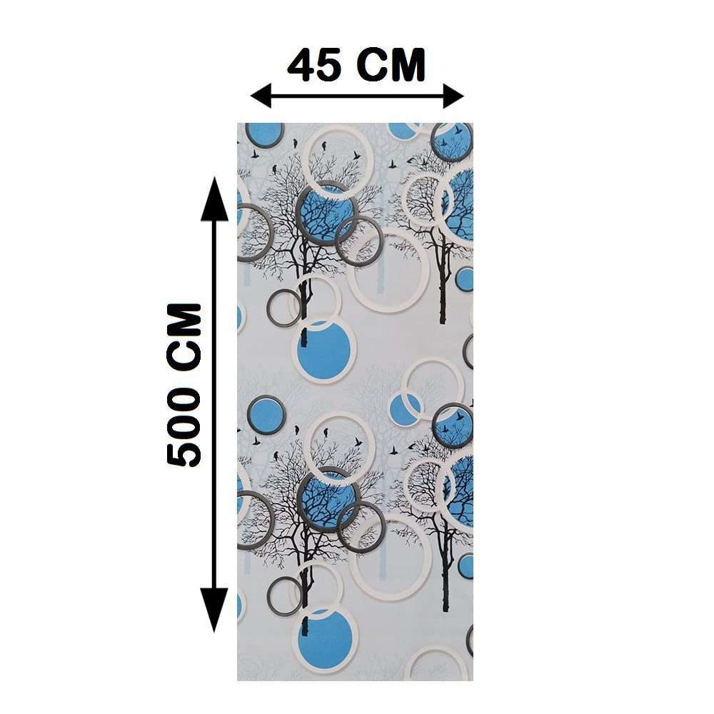 3d Designer Pvc Wallpaper - 45x500 Cm | Waterproof, Modern Style For Elegant Wall Decor